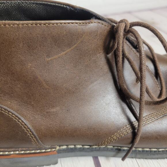 Timberland Earthkeepers Ankle Boots Mens 11.5 Brown w/ Anti-Fatigue Dress Shoes